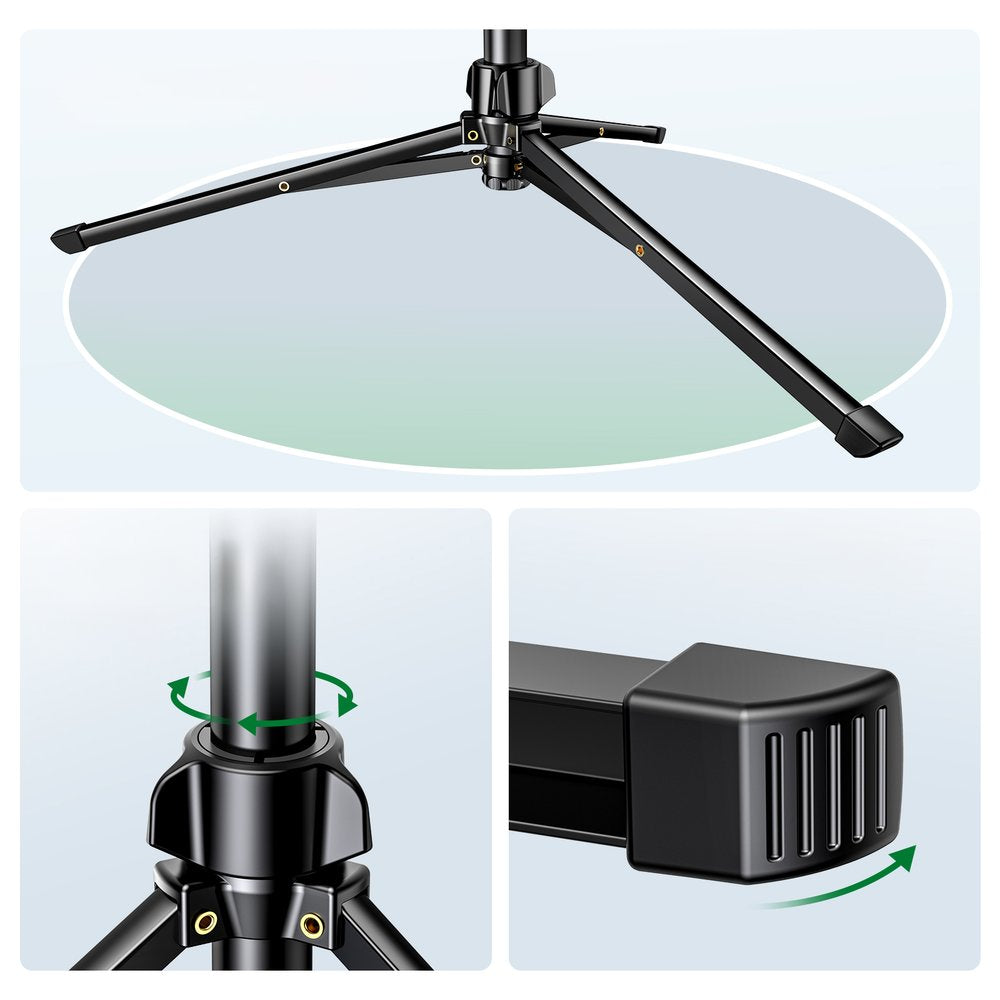 Ugreen LP680 selfi lazda su stovu ir Bluetooth nuotoliniu valdymu 1,8 m - juodas -- Selfie Sticks & Tripods