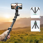 Ugreen LP680 selfi lazda su stovu ir Bluetooth nuotoliniu valdymu 1,8 m - juodas -- Selfie Sticks & Tripods
