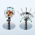 Ugreen LP680 selfi lazda su stovu ir Bluetooth nuotoliniu valdymu 1,8 m - juodas -- Selfie Sticks & Tripods