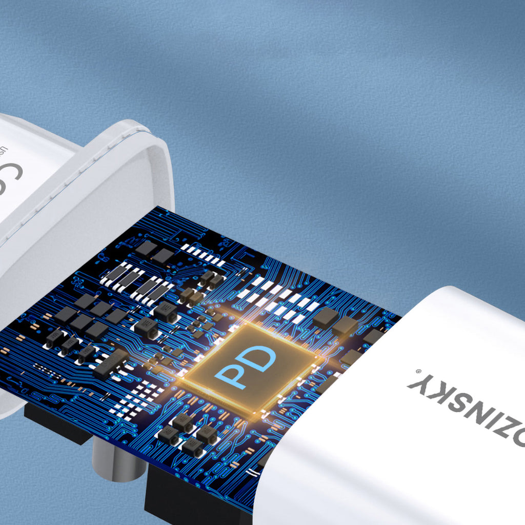 Wozinsky WGWCCW 20W USB-C sieninis įkroviklis, baltas