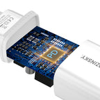 Wozinsky WGWCCW 20W USB-C sieninis įkroviklis, baltas