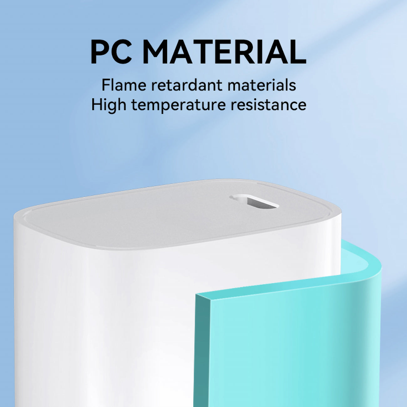 Wozinsky WGWCCW 20W USB-C sieninis įkroviklis, baltas