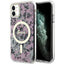 Guess MagSafe dėklas iPhone 11/XR – rožinis, gėlės -- iPhone 11