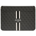 Guess 4G Printed Stripes dėklas 14" nešiojamam kompiuteriui - juodas -- Laptop Bags