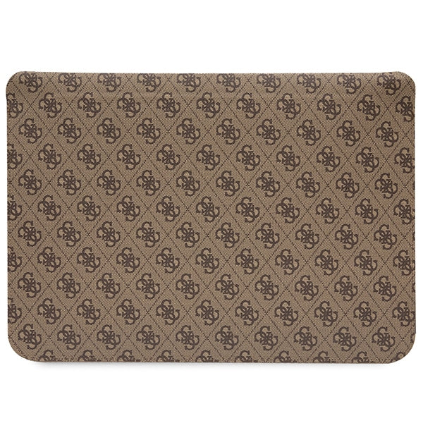 Guess 4G Printed Stripes dėklas 14" nešiojamam kompiuteriui - rudas -- Laptop Bags