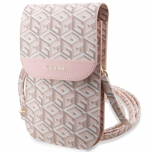 Guess rankinė GUWBHGCFSEP rožinė/rožinė GCube Stripe -- Uncategorized
