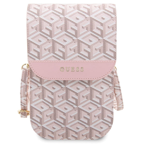 Guess rankinė GUWBHGCFSEP rožinė/rožinė GCube Stripe -- Uncategorized