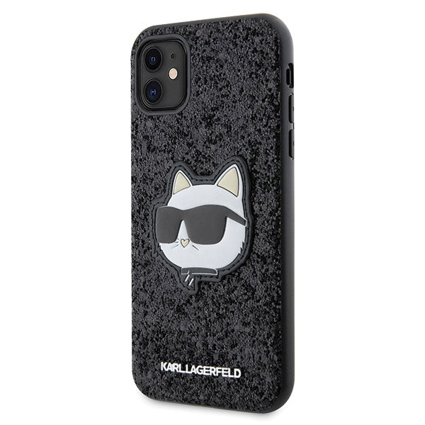 Karl Lagerfeld blizgus dėklas iPhone 11/XR – juodas -- iPhone 11