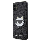 Karl Lagerfeld blizgus dėklas iPhone 11/XR – juodas -- iPhone 11