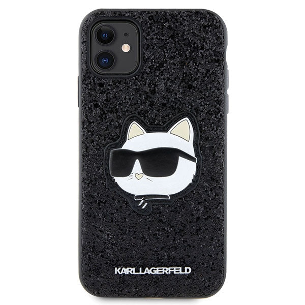 Karl Lagerfeld blizgus dėklas iPhone 11/XR – juodas -- iPhone 11