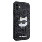 Karl Lagerfeld blizgus dėklas iPhone 11/XR – juodas -- iPhone 11