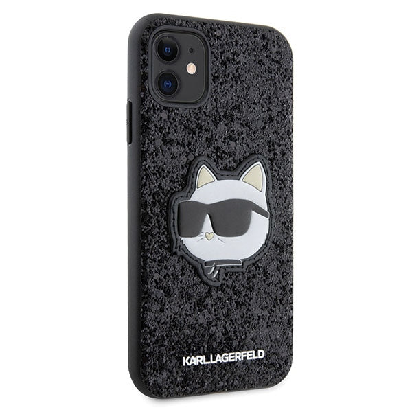 Karl Lagerfeld blizgus dėklas iPhone 11/XR – juodas -- iPhone 11
