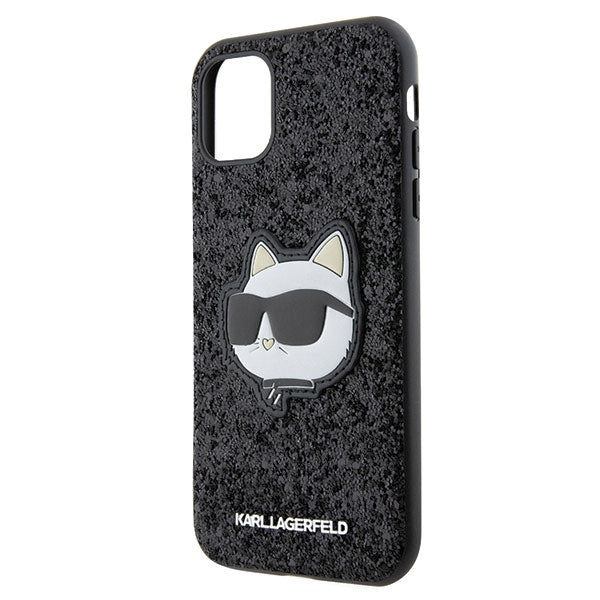 Karl Lagerfeld blizgus dėklas iPhone 11/XR – juodas -- iPhone 11