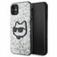 Karl Lagerfeld dėklas iPhone 11/XR – sidabrinis su blizgučiais -- iPhone 11
