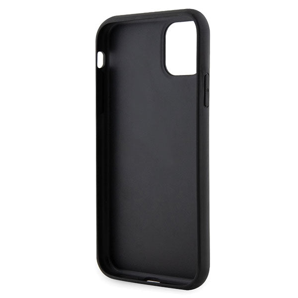 Karl Lagerfeld dėklas iPhone 11/XR – sidabrinis su blizgučiais -- iPhone 11