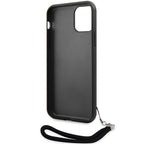 Karl Lagerfeld blizgučių dėklas iPhone 11/XR – juodas/sidabrinis -- iPhone 11