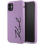 Karl Lagerfeld silikoninis dėklas iPhone 11/XR – violetinis -- iPhone 11