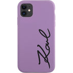 Karl Lagerfeld silikoninis dėklas iPhone 11/XR – violetinis -- iPhone 11