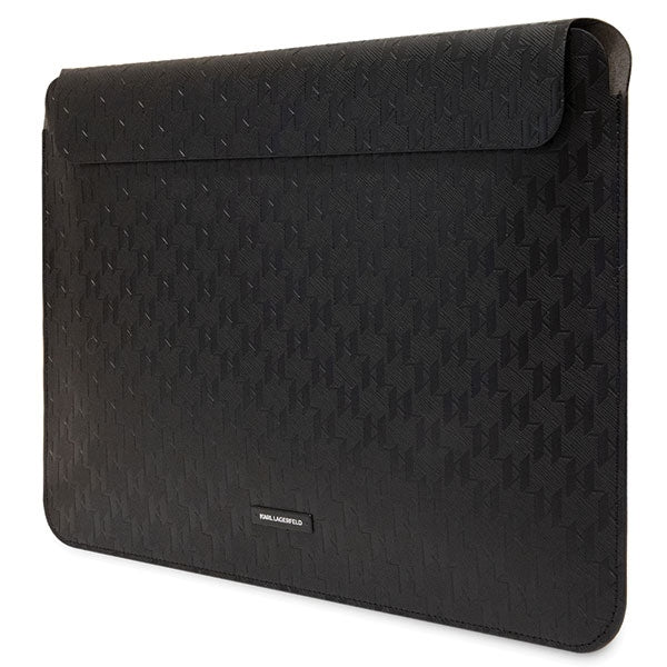Karl Lagerfeld Saffiano Plaque dėklas 14" nešiojamam kompiuteriui - juodas -- Cell phone cases and covers