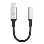 3mk USB-C adapteris – 3,5 mm mini lizdas – sidabrinis -- Cell phone cases and covers
