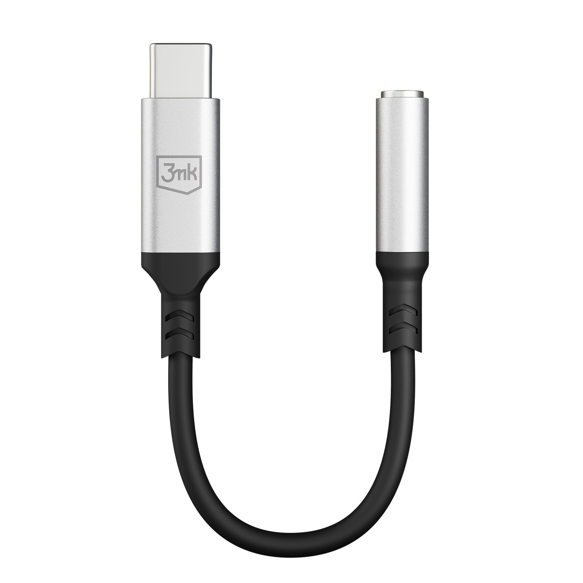 3mk USB-C adapteris – 3,5 mm mini lizdas – sidabrinis -- Cell phone cases and covers