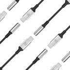 3mk USB-C adapteris – 3,5 mm mini lizdas – sidabrinis -- Cell phone cases and covers