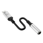 3mk USB-C adapteris – 3,5 mm mini lizdas – sidabrinis -- Cell phone cases and covers