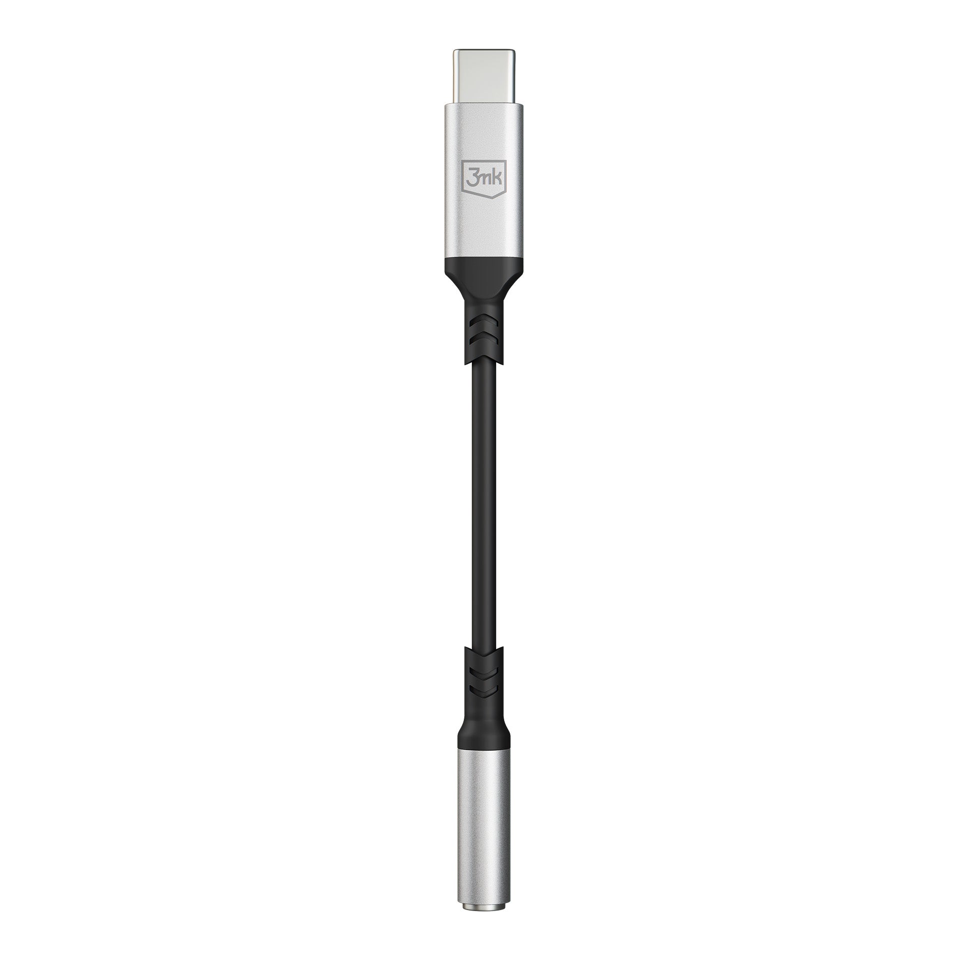 3mk USB-C adapteris – 3,5 mm mini lizdas – sidabrinis -- Cell phone cases and covers