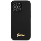 Guess silikoninis dėklas iPhone 13 Pro Max – juodas