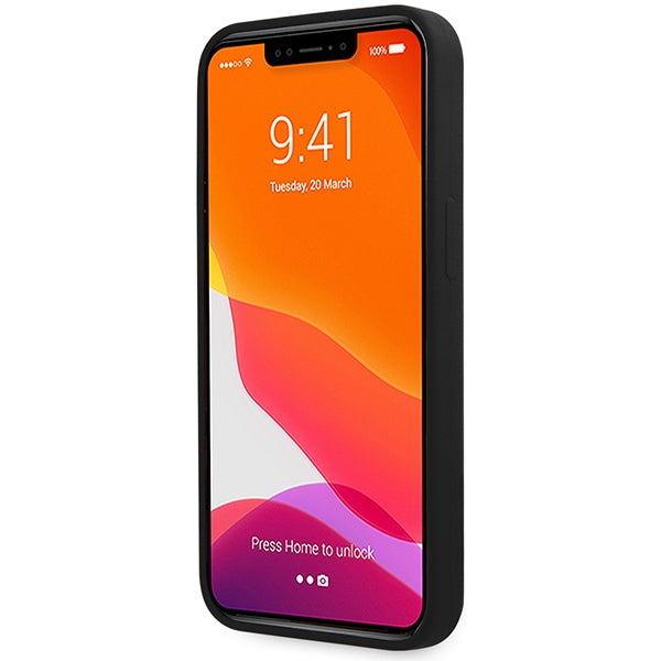 Guess silikoninis dėklas iPhone 13 Pro Max – juodas