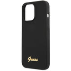 Guess silikoninis dėklas iPhone 13 Pro Max – juodas