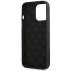 Guess silikoninis dėklas iPhone 13 Pro Max – juodas