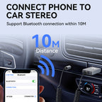 Wozinsky WTODB Bluetooth 5.3 garso adapteris / AUX garso imtuvas -- Audio Adapters
