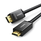 DisplayPort - HDMI kabelis Ugreen DP101 4K 3m - juodas -- Video Cables