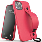 Adidas OR Hand Strap dėklas iPhone 12/12 Pro – rožinis -- iPhone 12