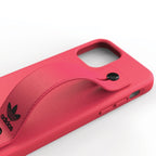 Adidas OR Hand Strap dėklas iPhone 12/12 Pro – rožinis -- iPhone 12