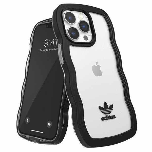 Adidas dėklas iPhone 13/13 Pro 6,1" – juodas, skaidrus