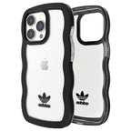 Adidas dėklas iPhone 13/13 Pro 6,1" – juodas, skaidrus