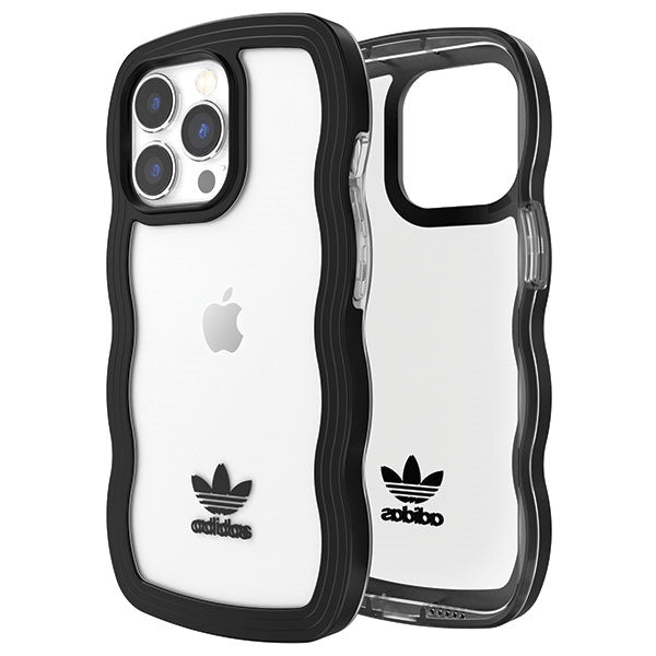 Adidas dėklas iPhone 13/13 Pro 6,1" – juodas, skaidrus