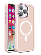 MagSafe magnetinis matinis dėklas iPhone 15 Pro Max – rožinis