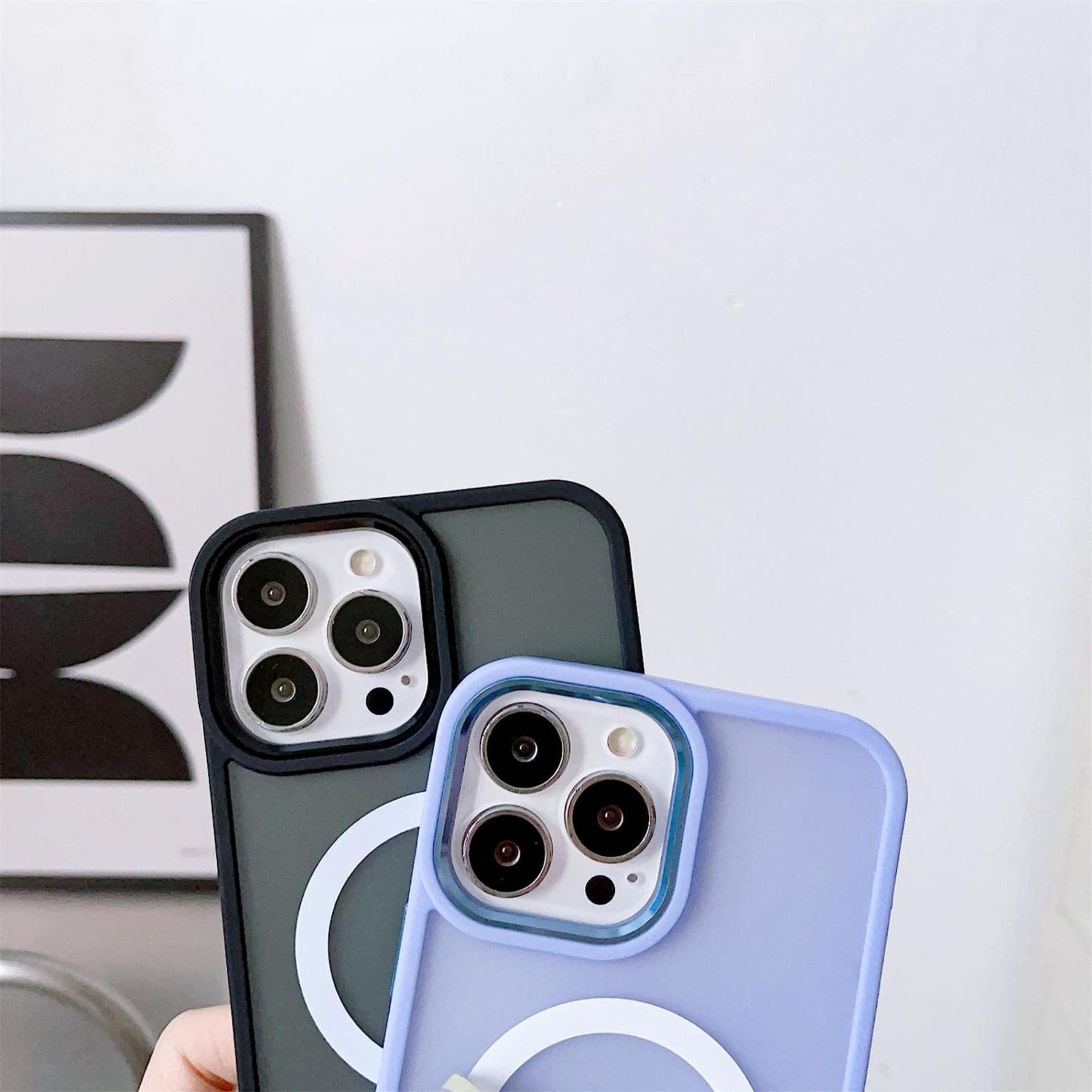 MagSafe magnetinis matinis dėklas iPhone 15 Pro Max – rožinis
