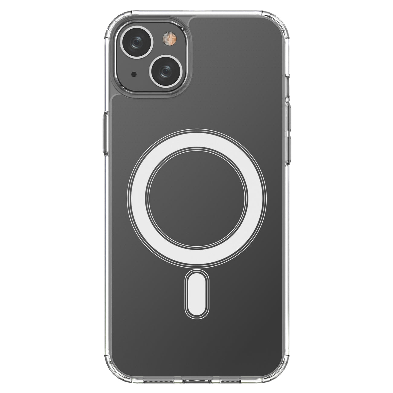 MagSafe iPhone 15 Plus skaidrus magnetinis dėklas