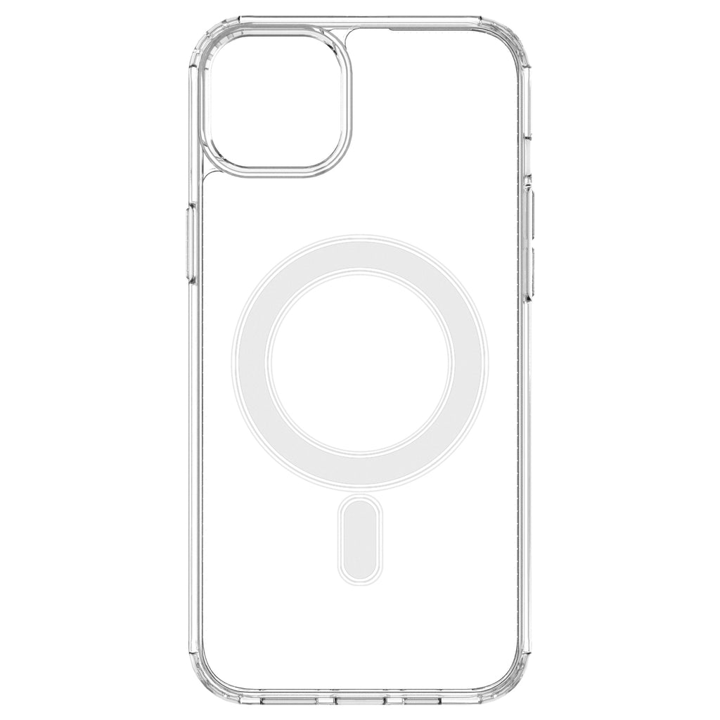 MagSafe iPhone 15 Plus skaidrus magnetinis dėklas