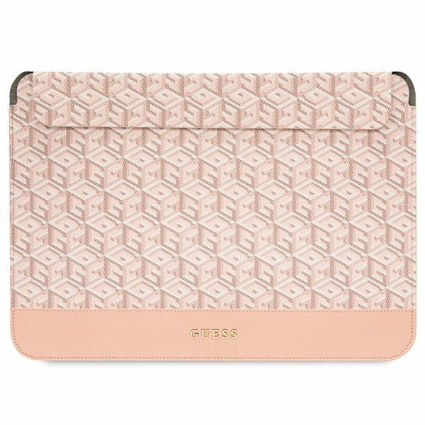 Guess GCube Stripes dėklas 14" nešiojamam kompiuteriui - rožin is -- Laptop Bags