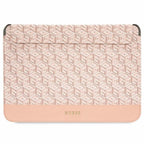 Guess GCube Stripes dėklas 14" nešiojamam kompiuteriui - rožin is -- Laptop Bags