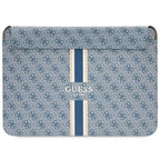 Guess 4G Printed Stripes dėklas 14" nešiojamam kompiuteriui - mėlynas -- Laptop Bags