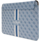 Guess 4G Printed Stripes dėklas 14" nešiojamam kompiuteriui - mėlynas -- Laptop Bags