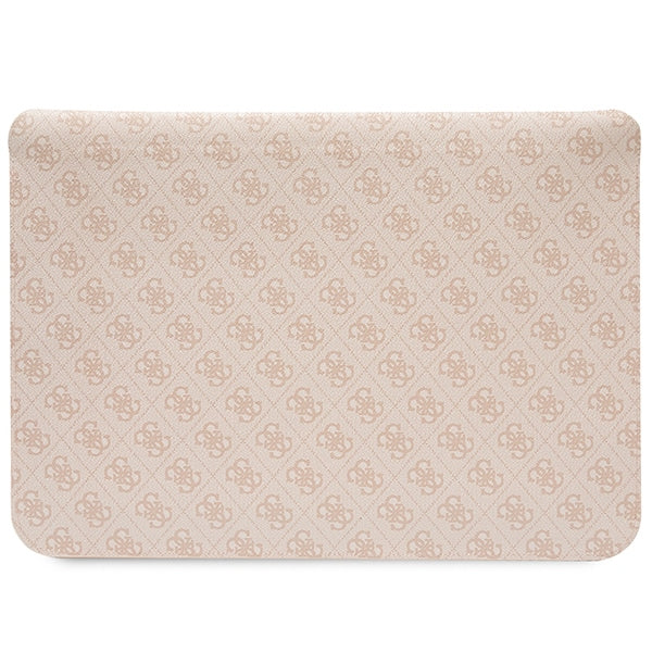 Guess 4G Printed Stripes dėklas 14" nešiojamajam kompiuteriui - rožinis -- Laptop Bags