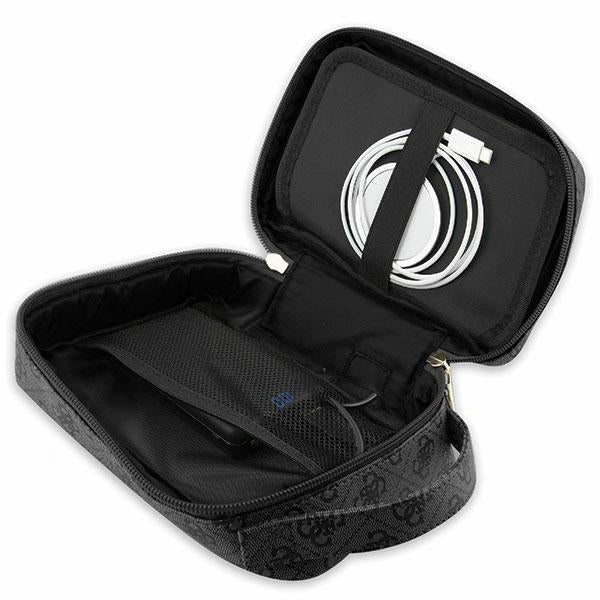 Guess Bag GUHBP4RPSK Organizatorius juoda/juoda 4G Printed Stripes -- Uncategorized