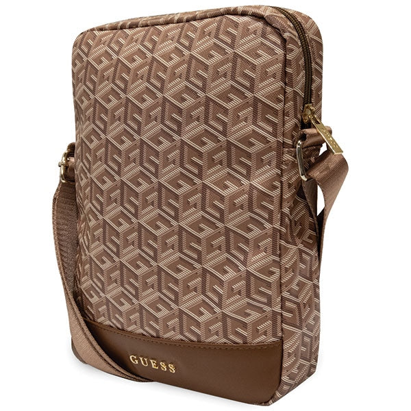 Guess Krepšys GUTB10HGCFSEW 10" ruda/ruda GCube Stripe planšetinio kompiuterio krepšys -- Uncategorized